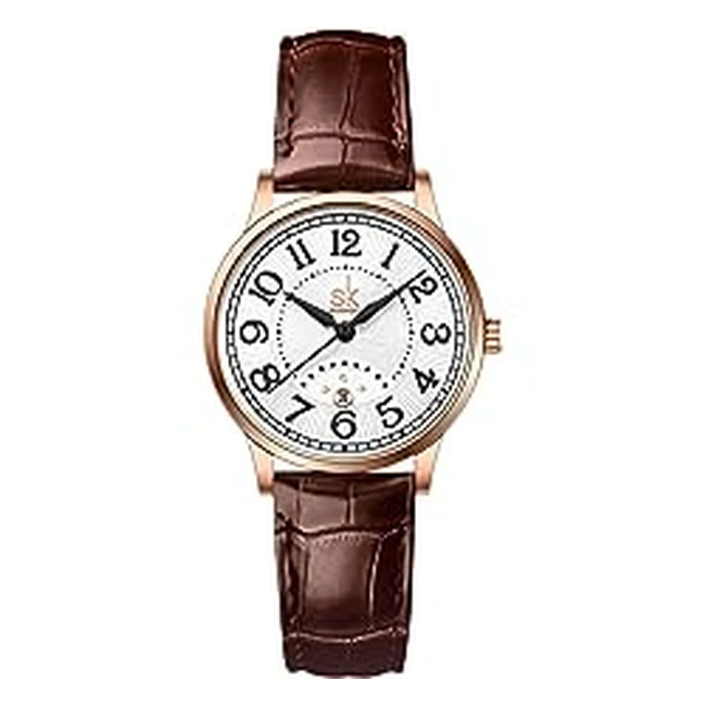 BUREI Easy Reader Uhr mit Datum und Kalender - Quarz Armbanduhr für Damen und Herren