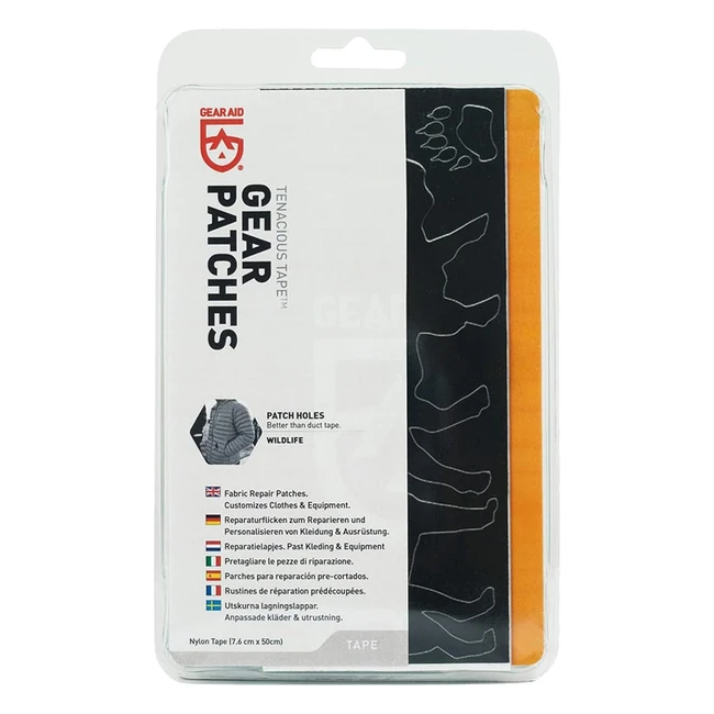 Parches de Reparación Duraderos McNett Tenacious para Ropa y Equipo - Unisex Adulto