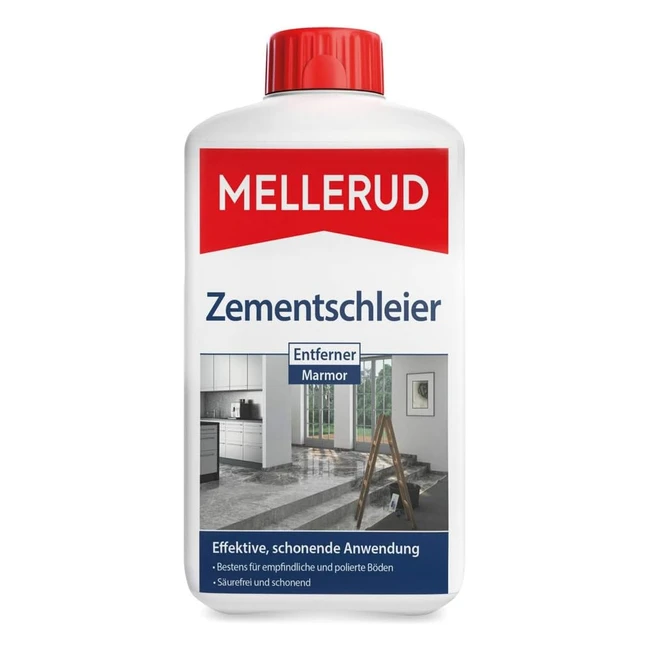 Dissolvant de voile de ciment pour marbre et pierre naturelle 1L - Mellerud