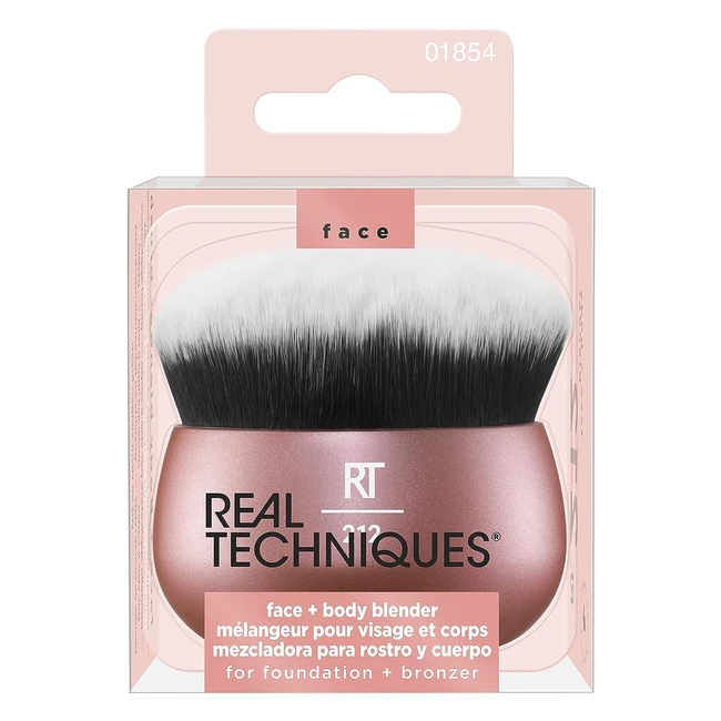 Kit de maquillage Real Techniques - Poils longs et denses - Application parfaite et homogène