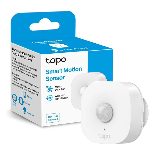 TP-Link Tapo Smart Motion Sensor - Flexible Sensitivity Control - Magnetic Mount