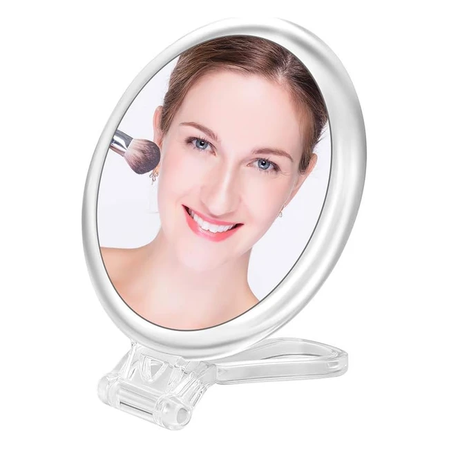 Miroir de poche pliable compact Santoo 15x grossissant avec double face et true 
