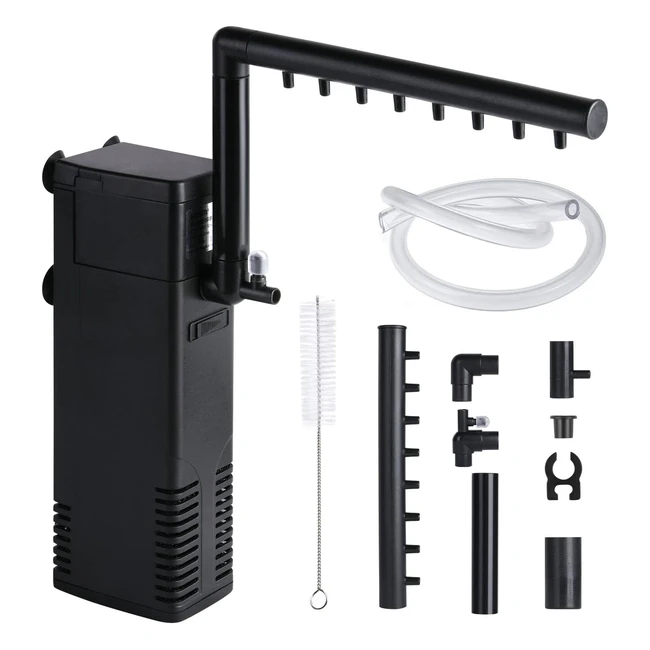 Filtro Acuario 1000L/h 22W | Flujo Ajustable | Silencioso