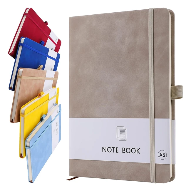 A5 Notebook - PU Leather, 200 Pages, Softtouch Hardcover