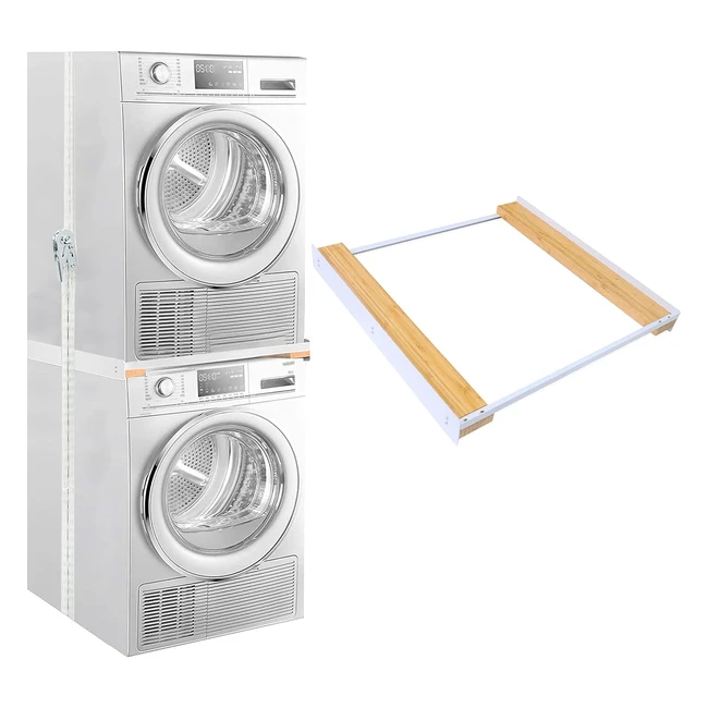 Kit sovrapposizione universale per lavatrice e asciugatrice - Niuxx 4760cm