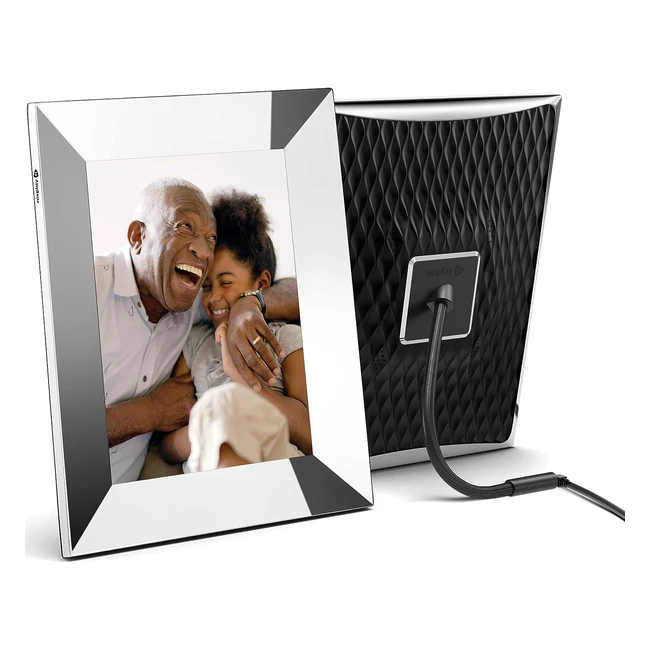 nixplay digitales Smart-Fotogalerie – teilen Sie Momente sofort über die App oder per E-Mail