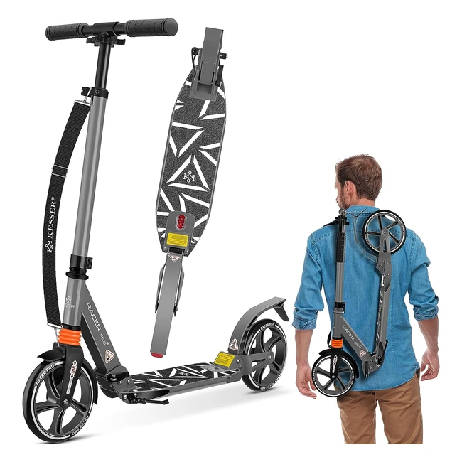 Patinete Kesser City Scooter 205mm Ruedas PU Big Wheel - ¡Compra ahora!