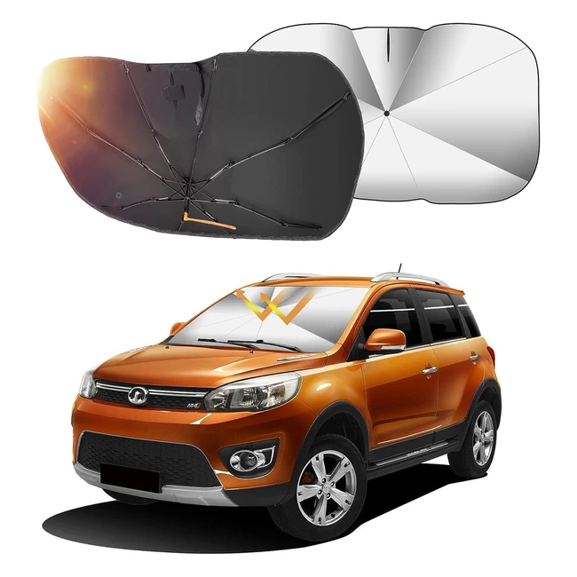 Parapluie pare-soleil voiture Oziral, protection UV, visière anti-éblouissement, 31-57 pouces