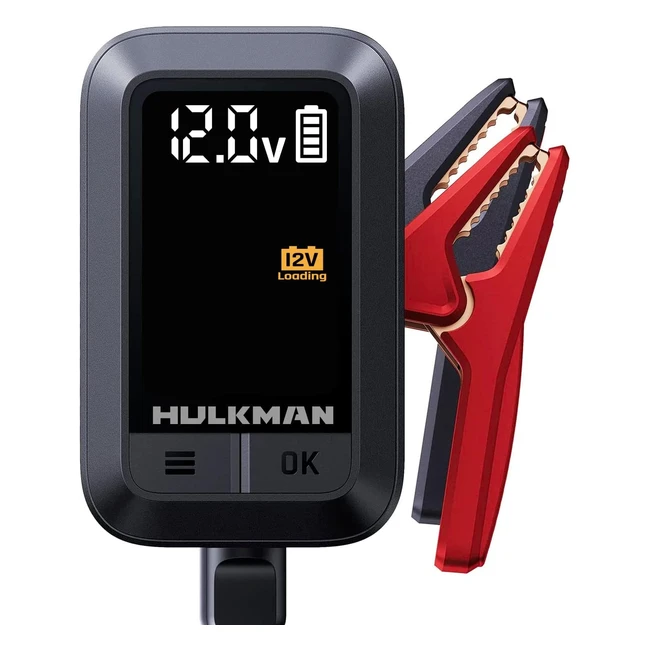 Hulkman Sigma 1 - Caricabatterie Auto 1A con Schermo LED e Desolforatore