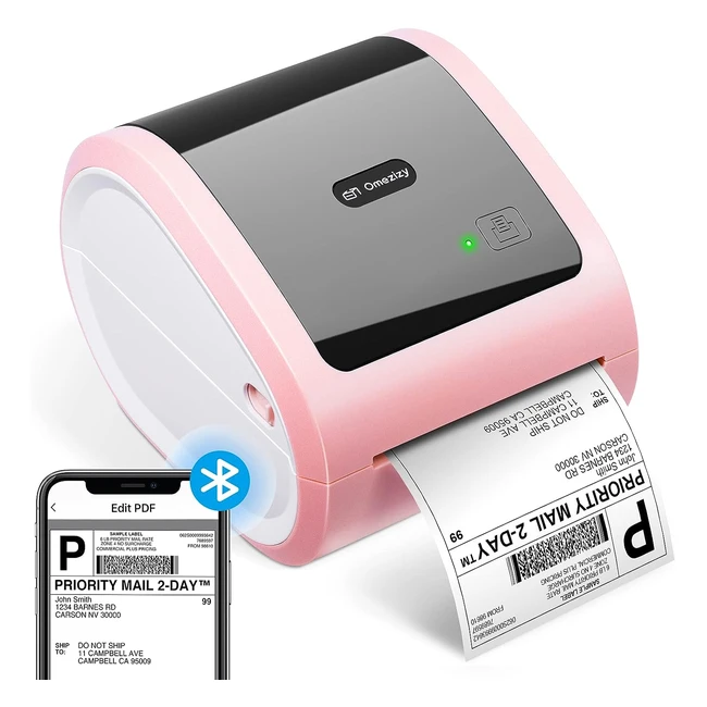 Wireless Bluetooth Thermal Label Printer for Small Business - 4x6 Label Maker