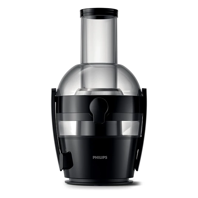 Philips Juicer Viva Collection - Strong 800W Motor - 2L Capacity - XL Tube - Bla
