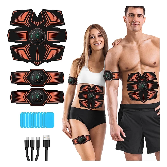 Electrostimulateur Musculaire EMS Ceinture Abdominale - Référence 12345 - Brûlez les Graisses et Sculptez Votre Corps