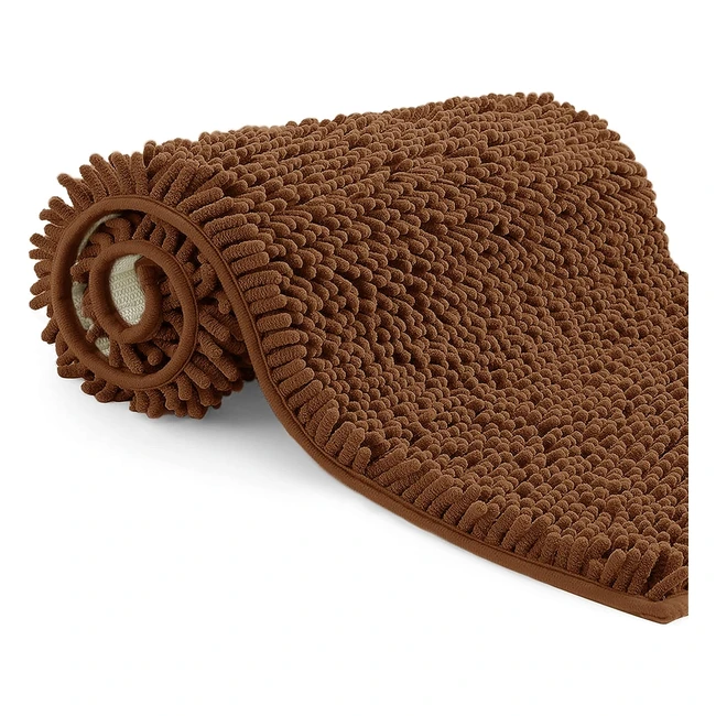 Tappeto Bagno Microfibra Pelo Lungo 70x120 cm - Morbido e Antiscivolo