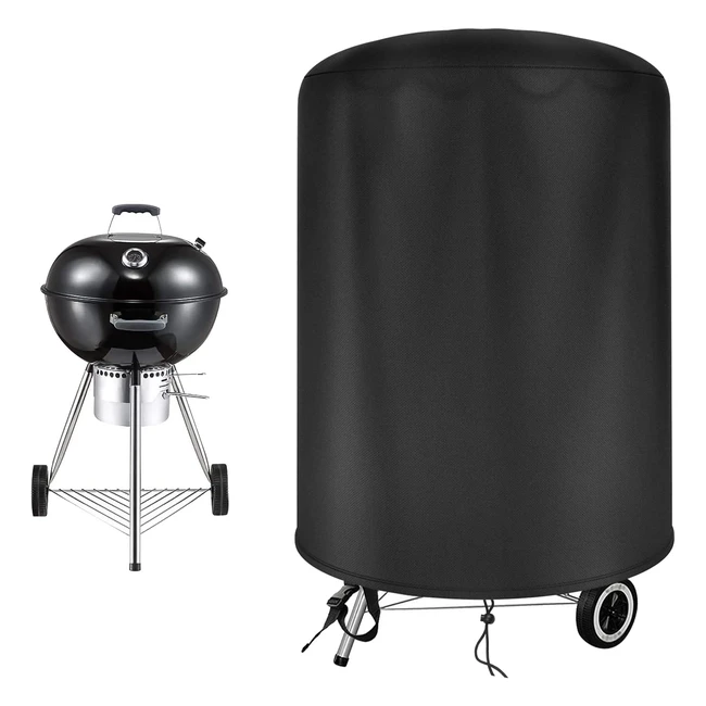 Housse barbecue Raweao pour Weber 47cm - Oxford 500D imperméable coupe-vent - Weber58 x 68cm