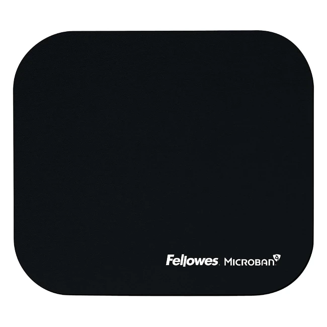 Mousepad Fellowes 5933907 con Microban - Nero