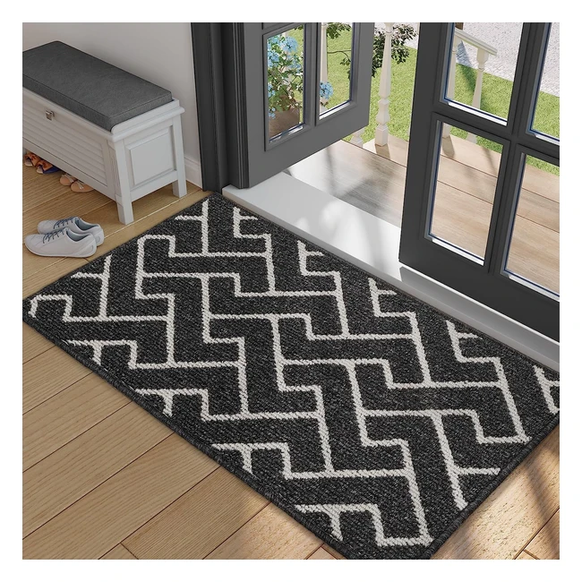 Tapis de porte absorbant et antidérapant - Biscpro - Réf. 24x35 - Entretien facile