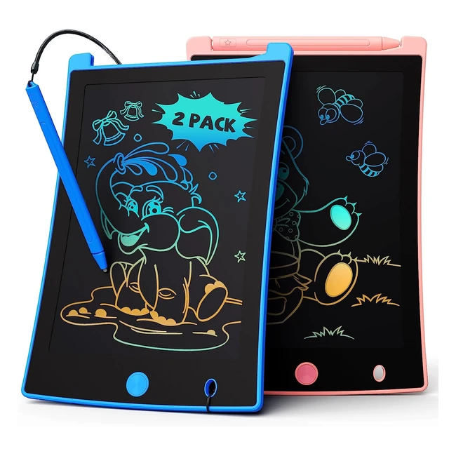 Tekfun 2Pack 85 Pollici Tavoletta Grafica Bambini - Regalo Compleanno e Natale per Ragazzi e Ragazze