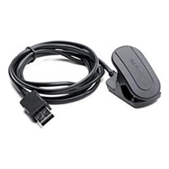 Garmin Charging Clip for Forerunner Watches - Noir, USB Port, Compatible with 310XT/405/405CX/410/910XT