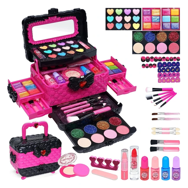 Set Trucchi Bambini e Bambine 57 Pezzi - Halloween Natale Compleanno - 4-12 Anni