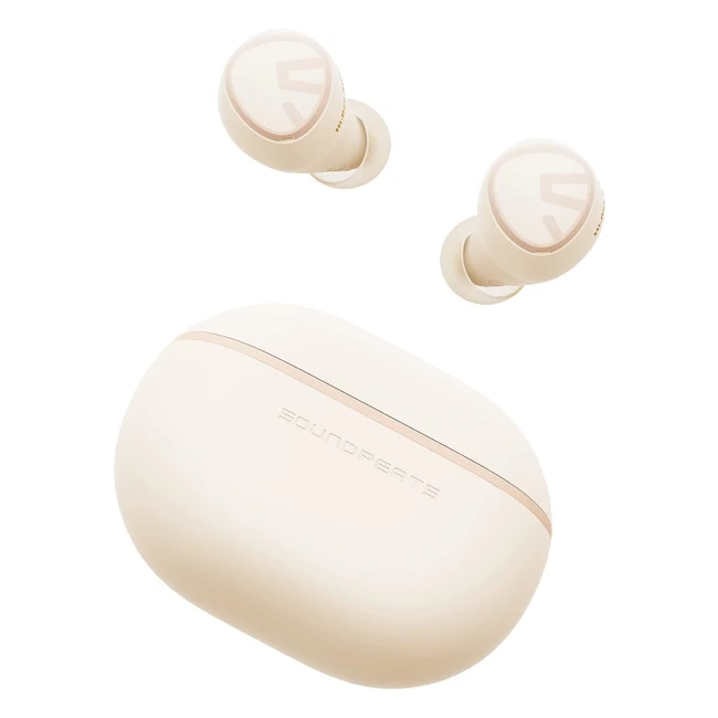 Soundpeats Mini HS Wireless Earbuds - Hires Audio, LDAC, AI Noise Cancelling Mic, 36 Hours Bluetooth, Lightweight