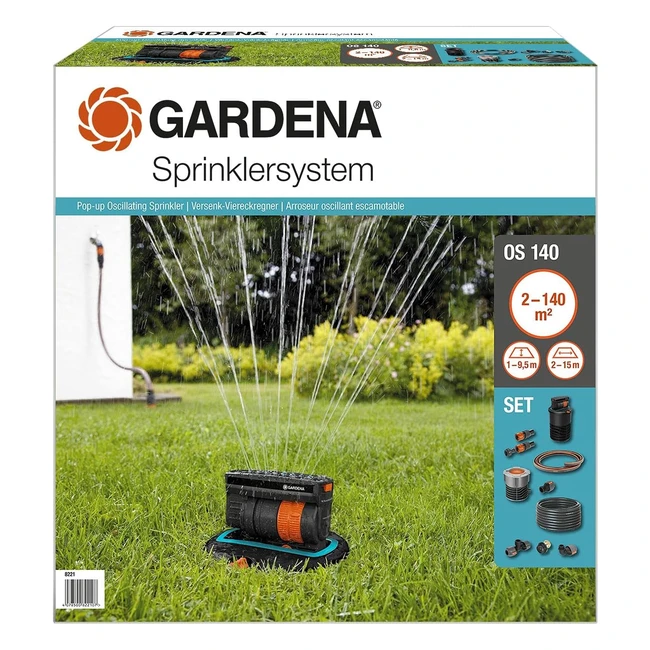 Sprinklersystem Komplett Set mit Regner OS140 - Sofort startklar und ideal fr 