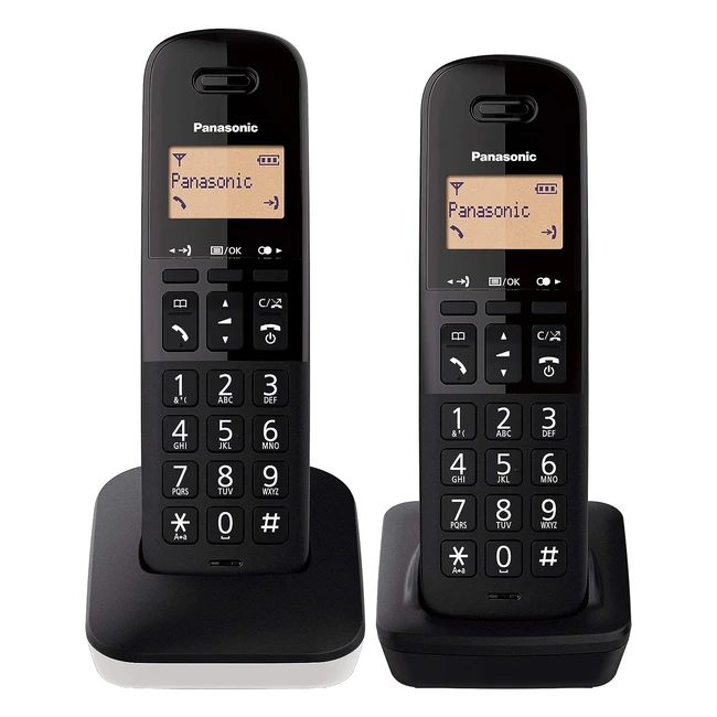 Telfono inalmbrico Panasonic KXTGB612 con bloqueo de llamadas - 18 horas de 