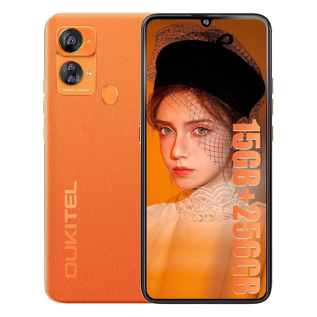 Oukitel C33 Mobile Phone - 15GB/256GB - 2TB Expandable - 13.50MP/5MP Camera - 6.8