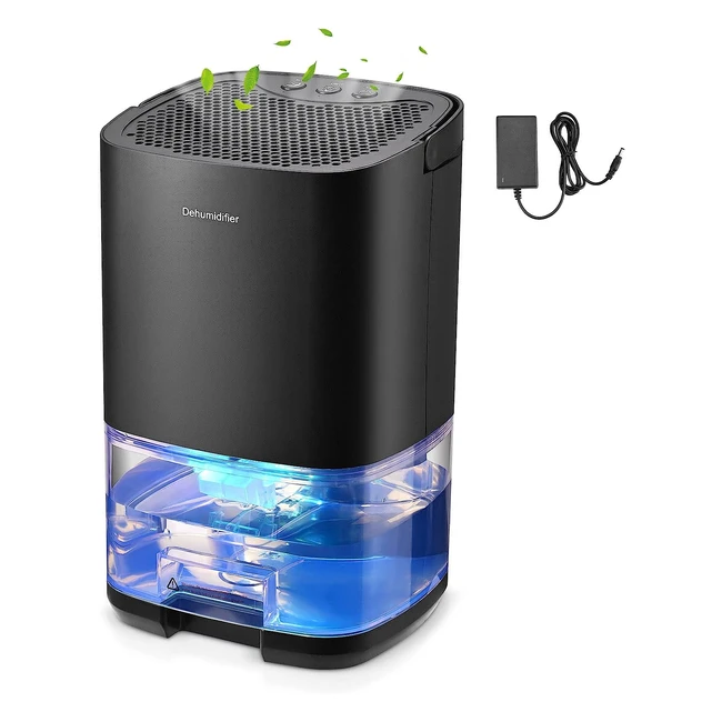 GJCRAFTS 1000ml Dehumidifier - Powerful Condensing Technology, Odor-Free, Mold-Free, Dry Clothes