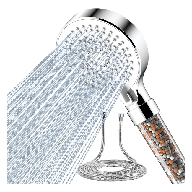 High Pressure Filter Shower Head - 5 Modes - Universal - Extra Replaceable Accessories