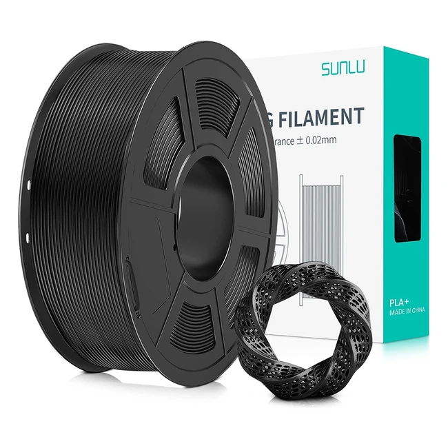 Sunlu PLA Plus 3D Filament 175 mm für 3D-Drucker & Stifte | Toleranzgenauigkeit 0,02 mm