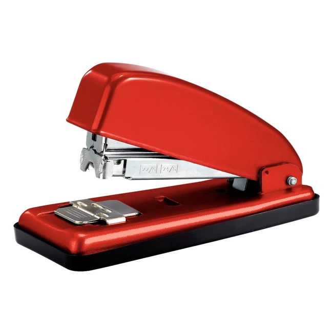 Grapadora Petrus 226 Roja - Capacidad 30 Hojas - Grapado Preciso