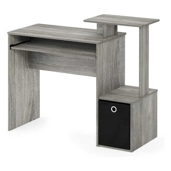 Furinno Econ Multipurpose Computer Writing Desk - Compact & Stylish - French Oak