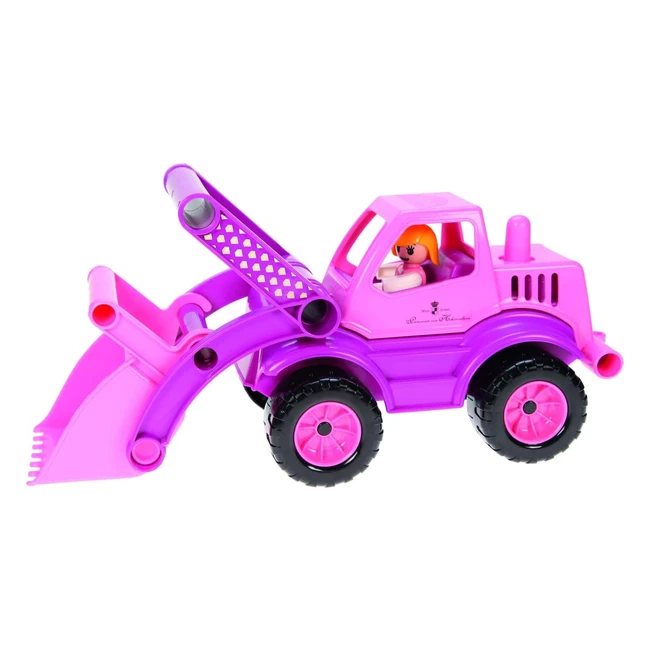 Lena Escavatore Rosa 04102 - Braccio Mobile - Giocattolo per Bambini