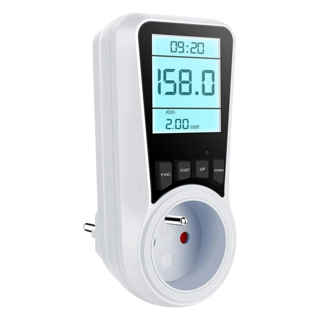 Wattmtre prise compteur dnergie 7 modes surveillance cran LCD rtrocla