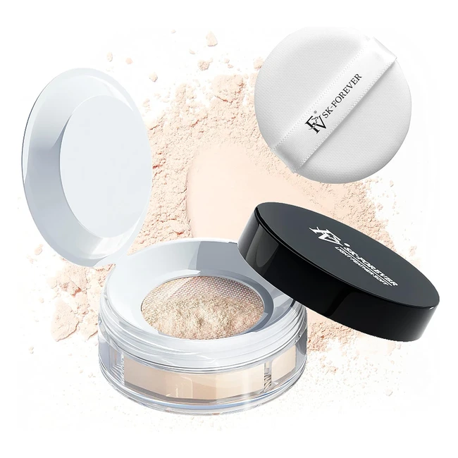 FV Cipria Trasparente Fissante Opacizzante - Essence in Polvere con Piumino da Cipria