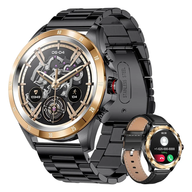 Montre Connectée Homme 132 Smartwatch - Appel Bluetooth, Assistant Vocal, Étanche, Fréquence Cardiaque, Sommeil, Podomètre, Calorie - Fitness Android iOS