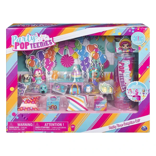 Juego de Confeti y Accesorios - Spin Master Party Popteenies 6045714