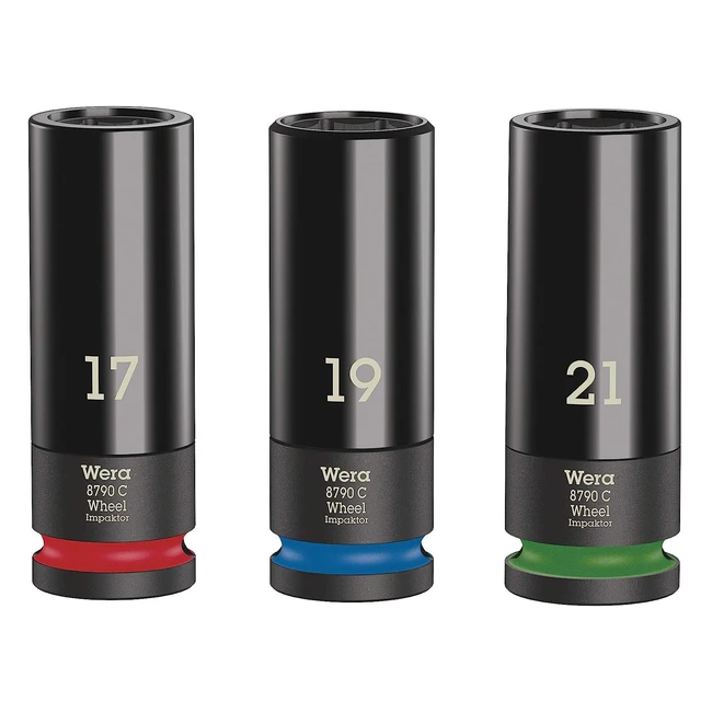 Set di chiavi a bussola Wera Wheel Impaktor C 1