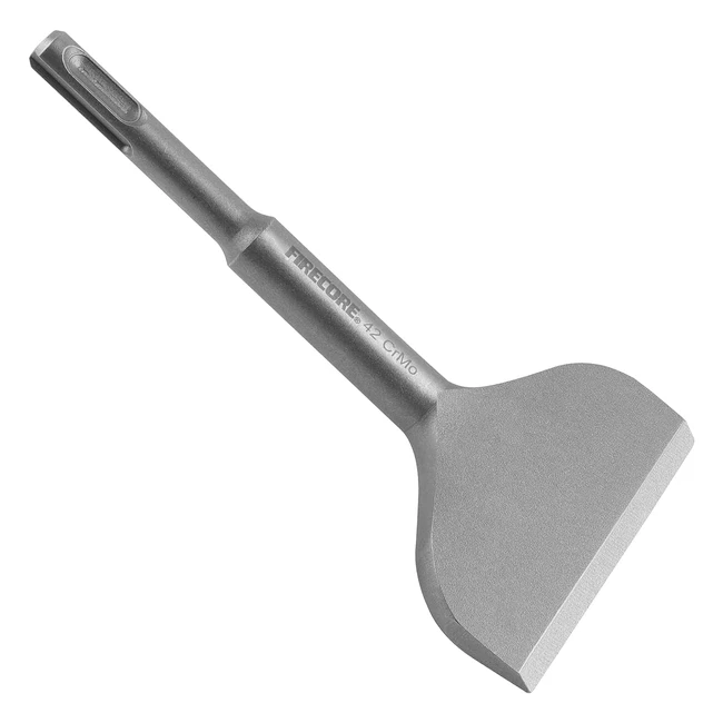 Firecore SDS Plus Chisel 165mm x 75mm - Durable 42CrMo Steel - Tile Remover Tool