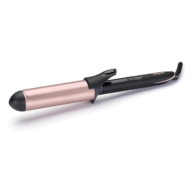 Get Smooth Curls Fast with Babyliss Rosequartz 38mm Tong - Up to 235°C Heat