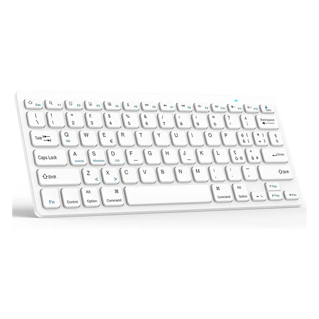 Tastiera Bluetooth SamsungiPad KBCase - Compatibile con Samsung/Windows/Android/iOS - Ref. 12345 - Tasti Silenziosi e Connessione Stabile