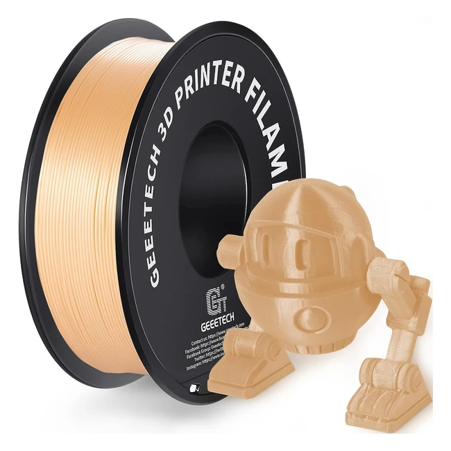 Geeetech PLA Filament 175mm - New 3D Printing Filament for 3D Printer and 3D Pen - 1kg Spool