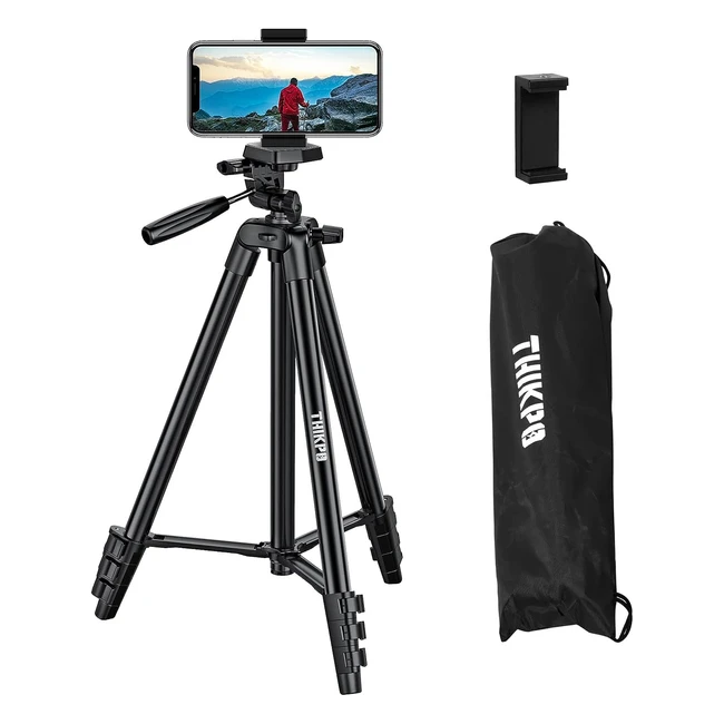 Trípode de Cámara Fotovideo 138cm Ligero y Portátil - Thikpo