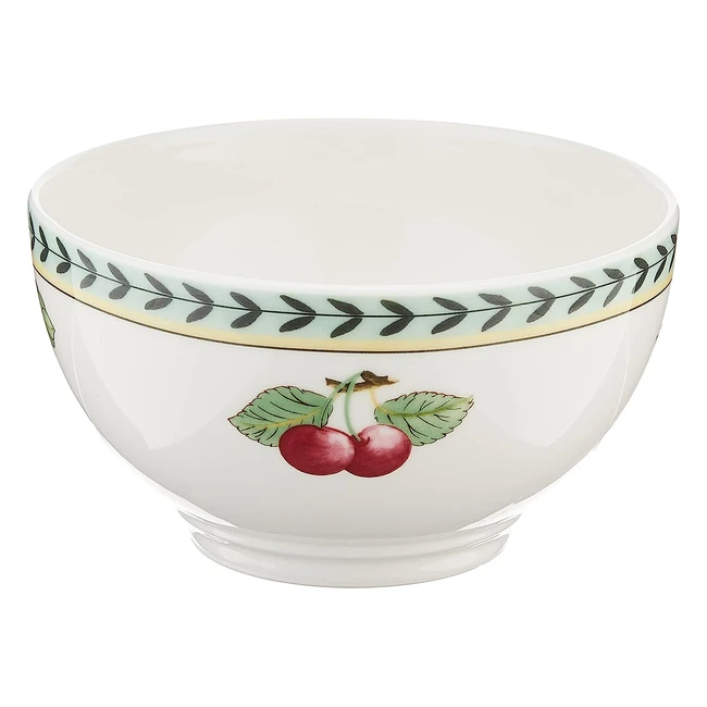 Bol porcelaine Villeroy & Boch French Garden Fleurence - Premium - Blanc/Multicolore - Réf. XYZ - Idéal pour soupes, amuse-gueules et desserts
