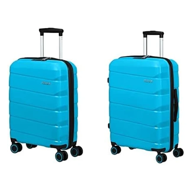 American Tourister Air Move Spinner S Kabinengepäck 55 cm 325 l Peace Blue + Spinner M Koffer 66 cm 61 l Peace Blue