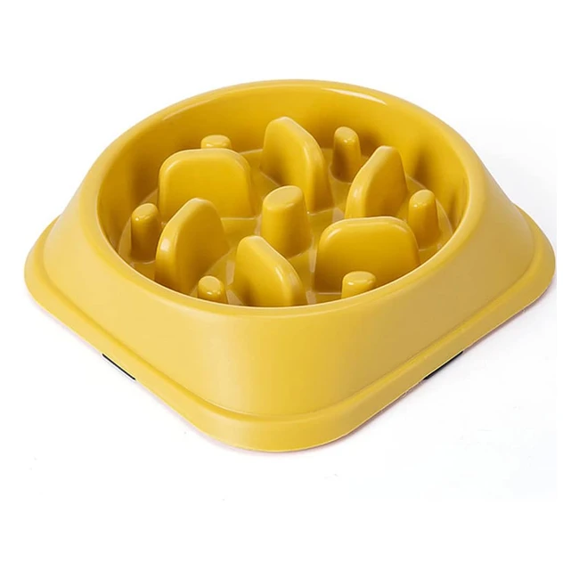 Large Dog Food Bowl - Slow Feeder for Healthy Diet - Non-Slip & Durable - Reference: SF-12345