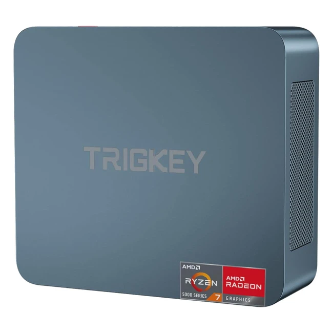Mini PC Trigkey Ryzen 7 AMD 5800H jusqu'à 4.4 GHz W11 Gaming - Ordinateur de bureau AMD Radeon 16Go DDR4, 500Go SSD NVMe, WiFi 6, BT 5.2, 2x HDMI, Type-C
