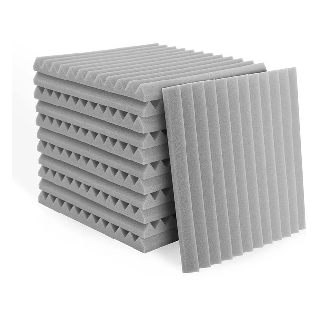 Pannelli Fonoassorbenti 12 Pezzi - Studio di Registrazione, Uffici, Home Learning
