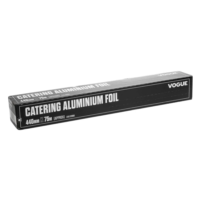 Vogue CF353 Aluminium Foil - Silver, Reference: CF353, Extra Wide & Long, Cutter Box Included
