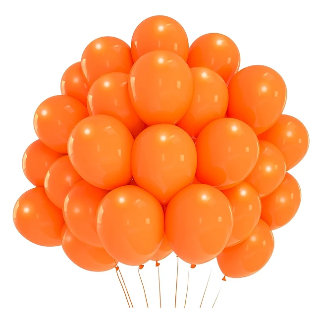 Globos Naranjas Amarillo 50 Piezas 12 30cm - Decoración Cumpleaños, Baby Shower, Bodas